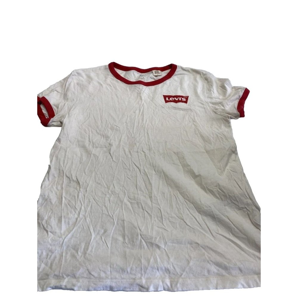 Classic Levi's White & Red Ringer Tee - Picture 3 of 11